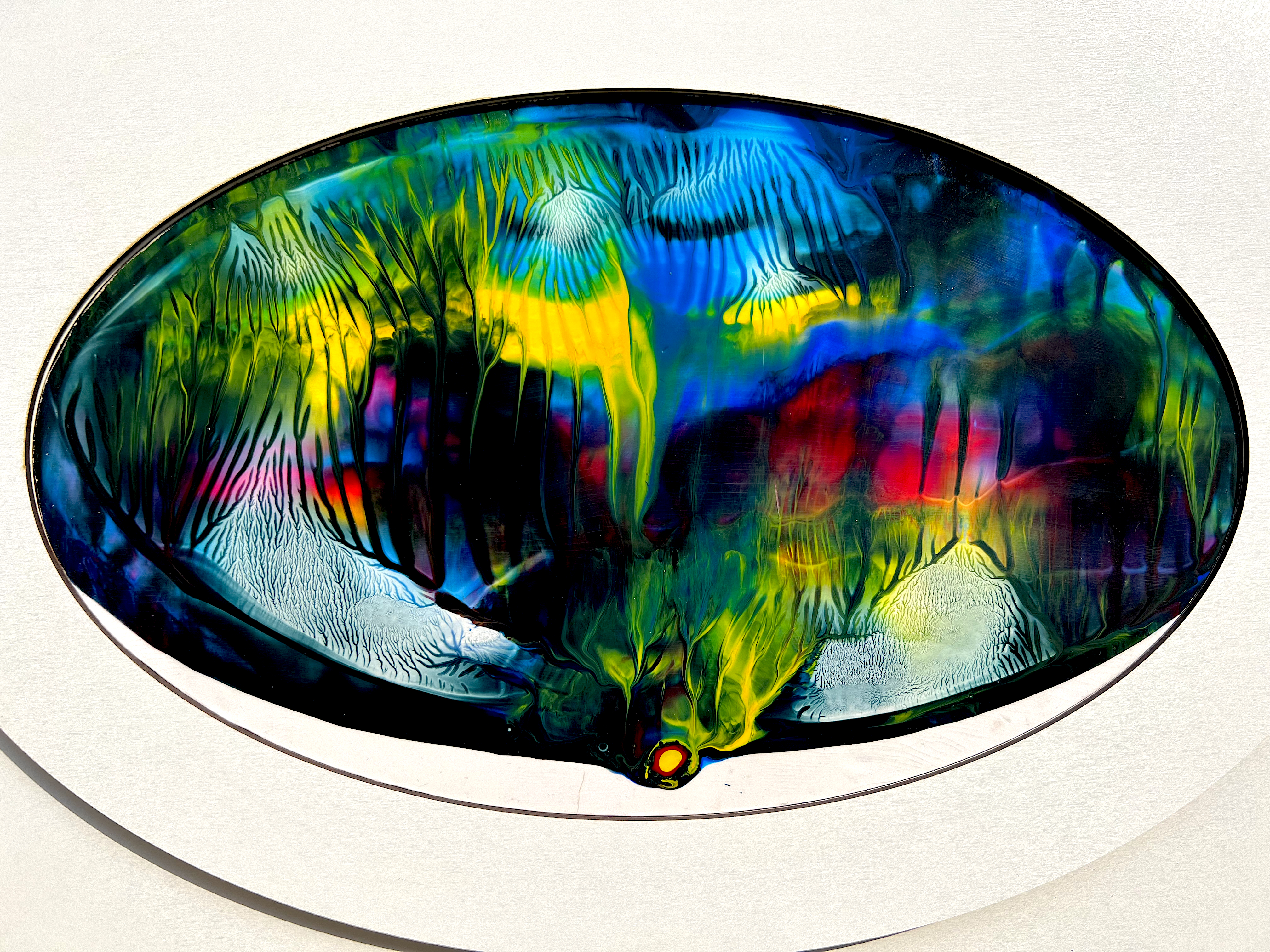 Duralit Üzerine Akrilik 25x50cm Nokta 2024